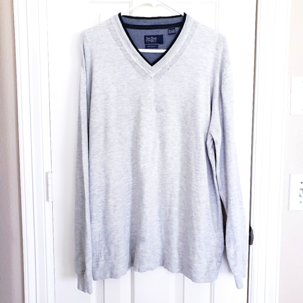 Nat Nast Luxury Originals American Fit Cotton Cashmere Sweater